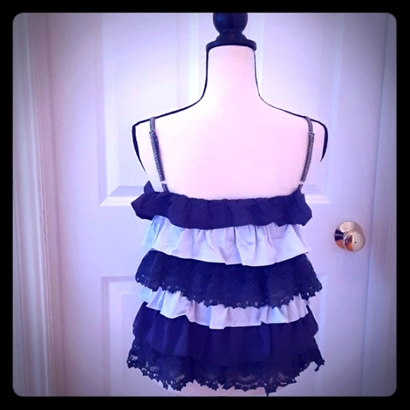 Tiered Ruffle & Lace Camisole - Picture 3 of 6